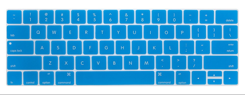 Keyboard Protector Cover for Macbook Pro 13.3'' & Pro 15.4'' with Touch Bar US Version Keyboard Case A1706 A1707 A2159: sky blue
