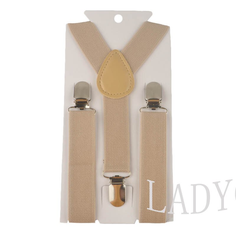 Soild Color Children Belt Baby Boys Girls Suspenders Clip-on Y-Back Braces Elastic Kids Adjustable suspenders suspenders