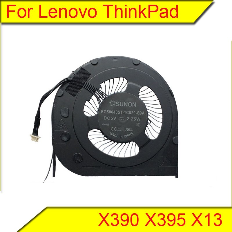 For Lenovo ThinkPad X390 X395 X13 Cooling Fan