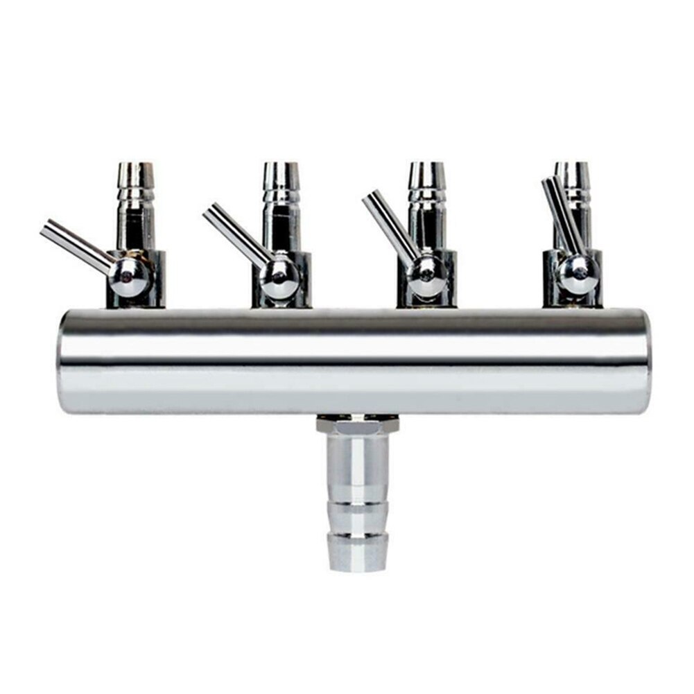 Lever Outlet Air Flow Distributor Stainless Steel Universal Control Manifold Splitter Switch Aquarium Fish Tank Oxygen Tee Shunt: B