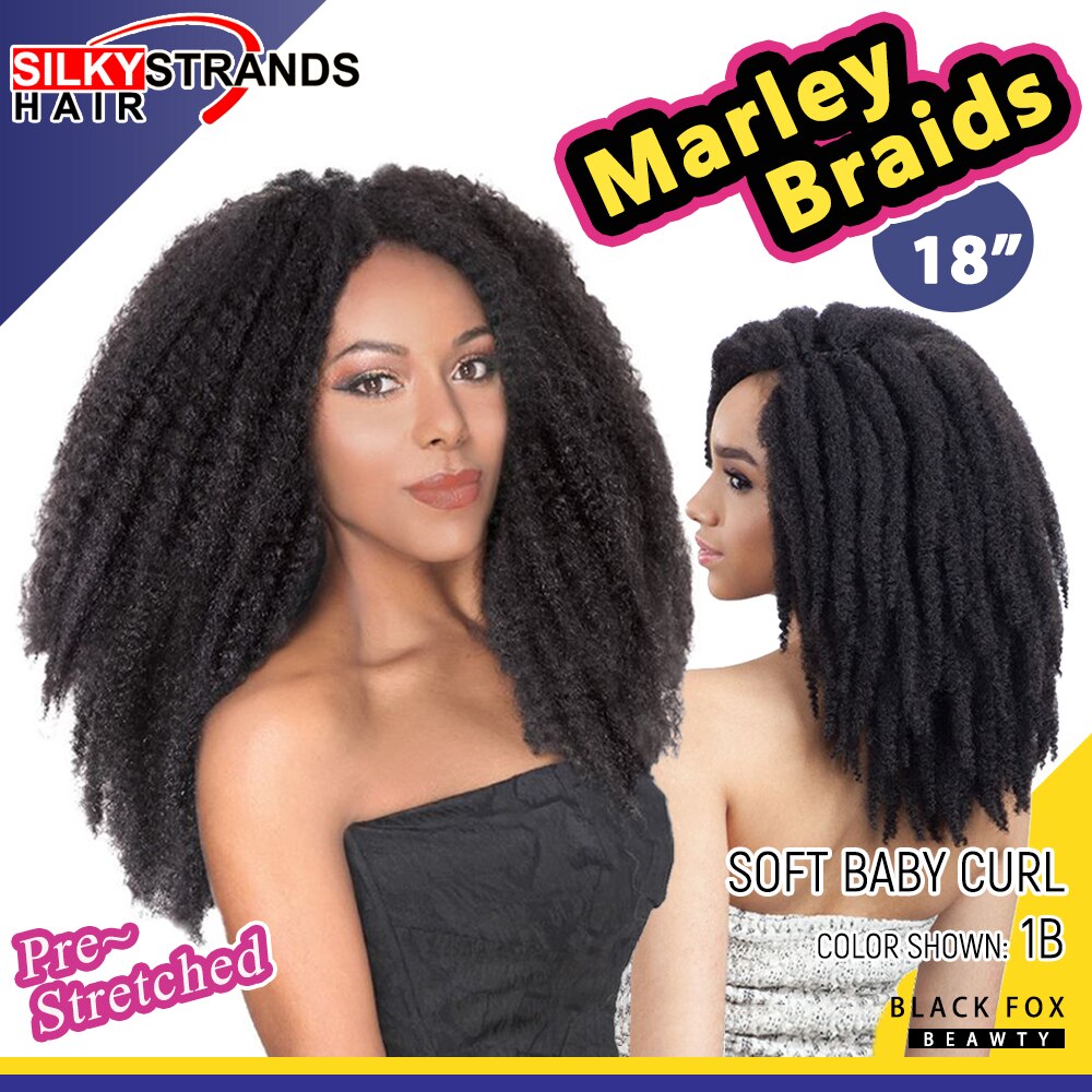 18 Inch Ombre Marley Braids Crochet Hair Crochet Braid Twist Box Afro Synthetic Jumbo Braiding Hair Extensions For Black Women