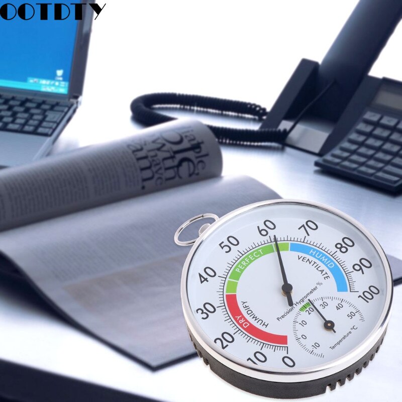 Temperature and Humidity Analog Indicator Indoor Outdoor Thermometer Hygrometer