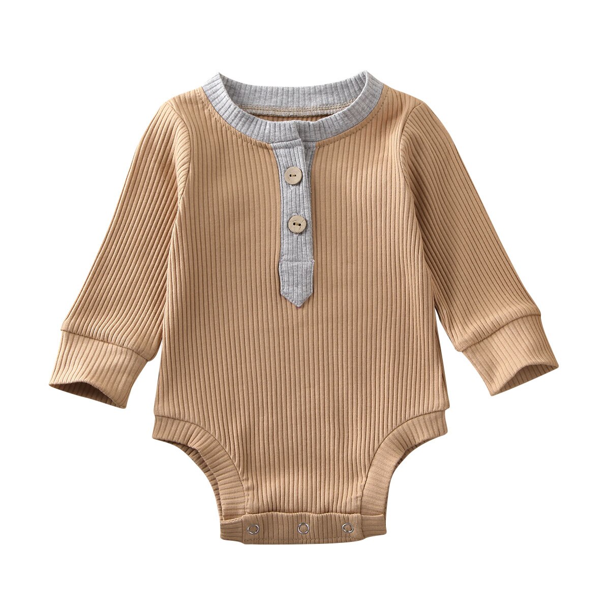 Pasgeboren peuter baby jongen romper lange mouwen patchwork zonnepak outfit kleding playsuit kleding: F / 18m