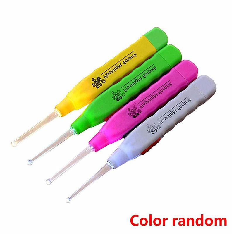 Herramientas de limpieza de orejas, linterna LED, removedor de luz de cera para los oídos, limpiador de la salud, Kit de cuidado de la oreja, extracción sencilla de cera de los oídos