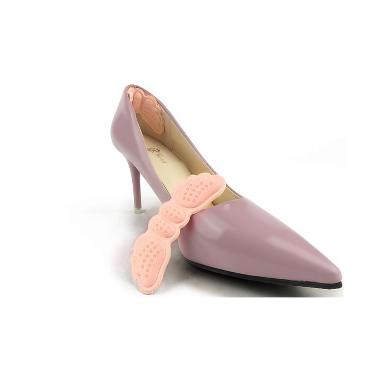 1 Paar Hoge Hak Inlegzolen Vlinder Aanpassen Grootte Hak Liner Grips Protector Sticker Hak Pad Voetverzorging Anti Hoogte Blijven hak Pads