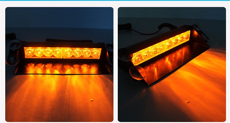 Universal 12v 8 led-blits fyrlykter strobe varsellys varebil lastebil  s2 front suger burst blits høyeffekt lyse lyn