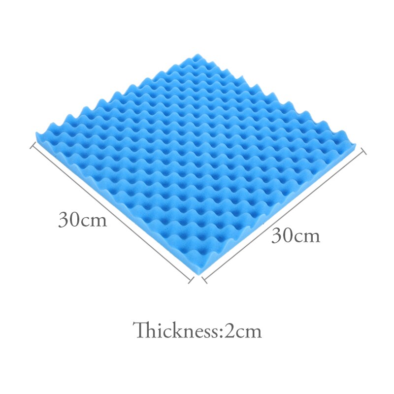 Soundproofing Foam Tiles High Density Acoustic Foam Sound-Absorbing Cotton KTV Audio Studio Room Home Egg Crate 30X30X2cm