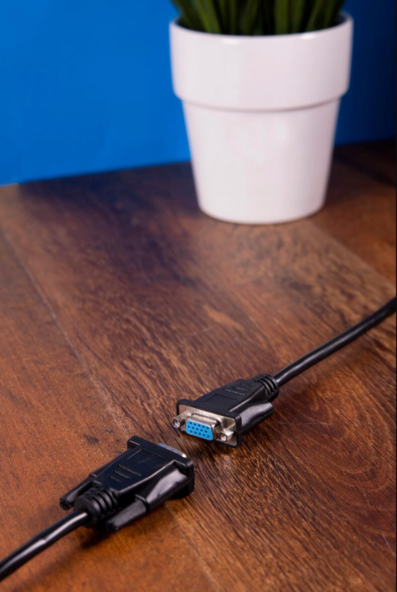 Cable de extensión VGA de 23CM, cable de extensión VGA corto hembra a VGA hembra, cable extensor VGA pasivo para Monitor de ordenador portátil