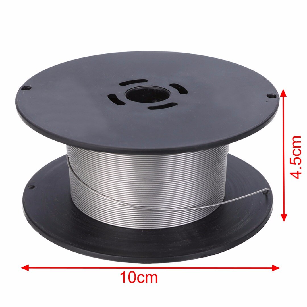 1 Roll 500g Stainless Steel Gasless Mig Welding Wires 0.8mm Dia Solid Cored Welding Accessories for General Chemical Equipment