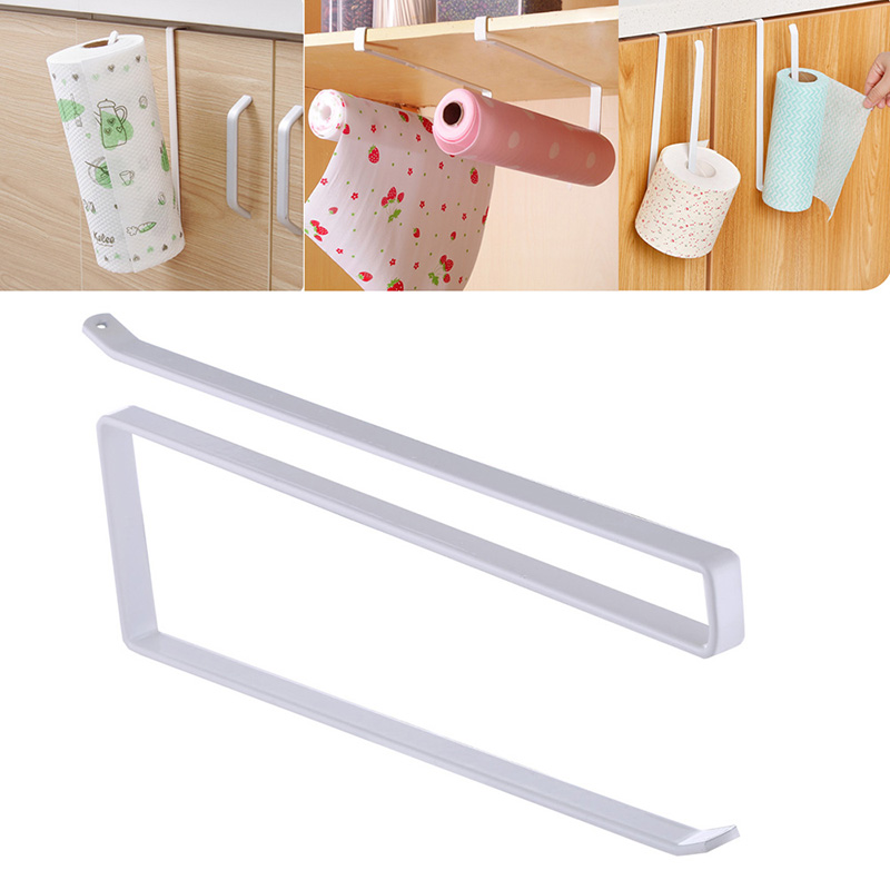 Keuken Ijzer Stof Houder Opknoping Badkamer Toilet Roll Paper Holder Handdoekenrek Papieren Handdoek Houder Keuken Gereedschap Organisator: Default Title