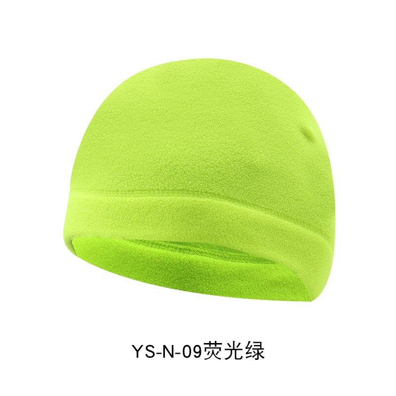 Casquette polaire extérieure, automne hiver laine mélanges doux bonnet tricoté hommes femmes chapeaux Ski casquettes bonnets couleur unie 12 couleurs: I