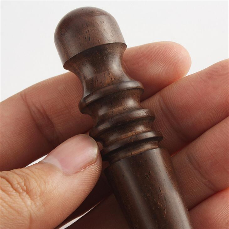 Pulidor de bordes de cuero, herramienta de pulido de madera de sándalo hecha a mano, palo de pulido de madera,