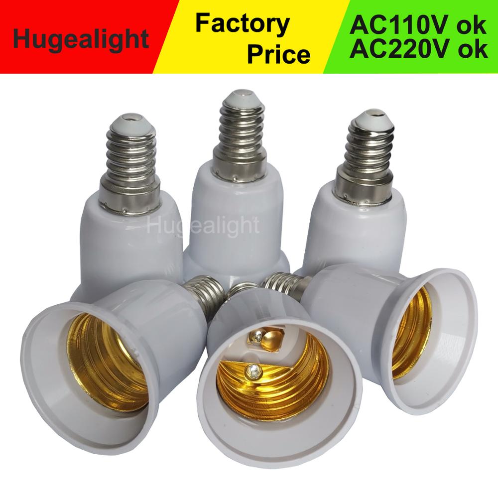 E14 to e27 adapter omvandlingssockel brandsäker plast omvandlarmaterial sockel glödlampa adapter lamphållare