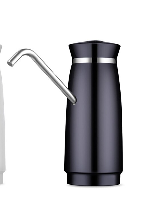 Draagbare Elektrische Automatische Waterpomp Dispenser Drinkfles Schakelaar: Zwart