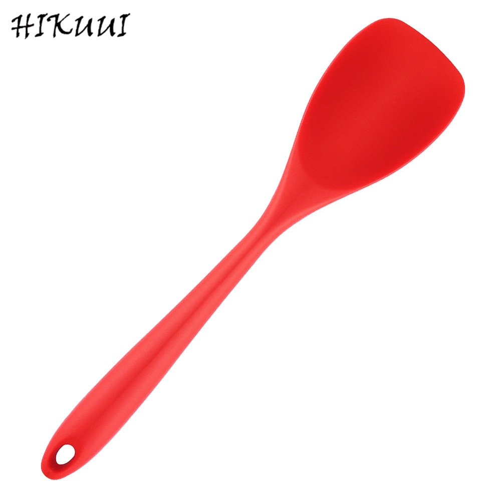 Utensilios de cocina de silicona, juego de cuchara, espátula, batidor de huevos, utensilios de nailon resistentes al calor, 1 ud.