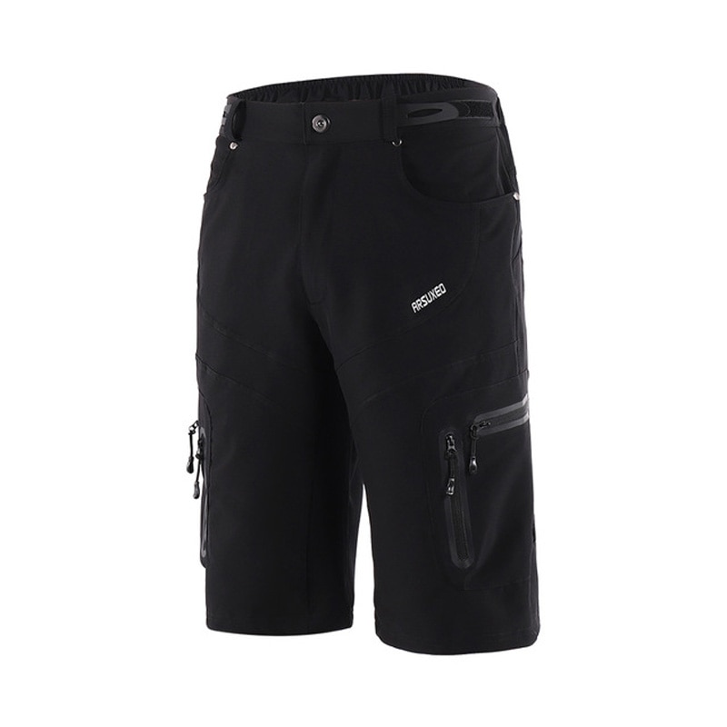 ARSUXEO Herren Sommer schnell trocken Wandern kurze Hose draussen Sport Atmungsaktive Kurze Hosen Wandern Camping bergab MTB Fahrrad kurze Hose