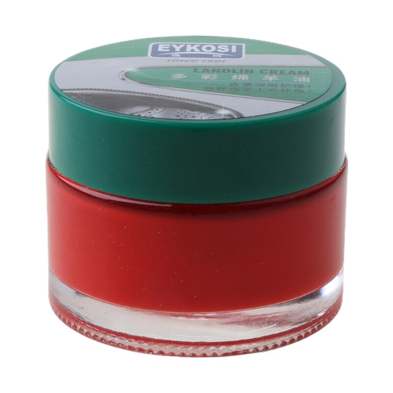 50ml Red Leather Paint Shoe Cream Coloring for Bag Leather Dye Repair