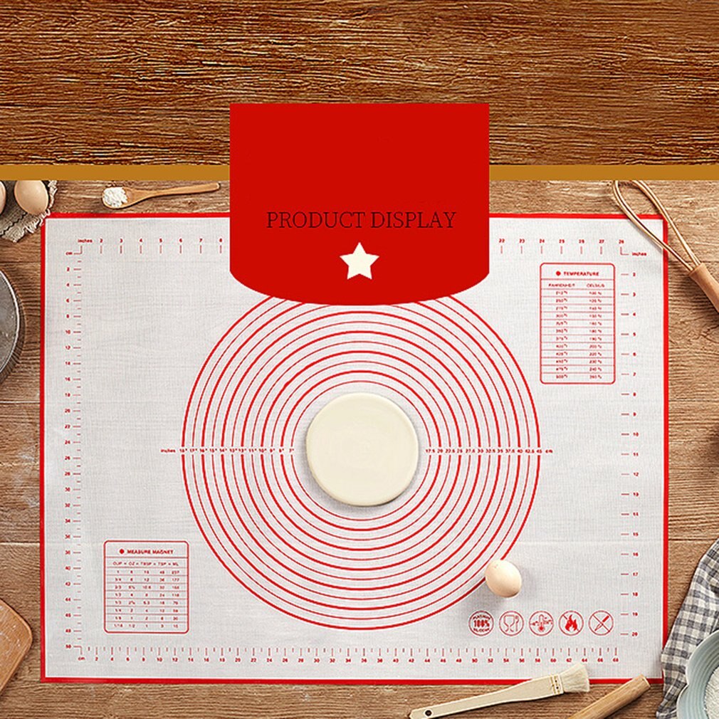 Non-Stick Silicone Baking Mat Pad Baking Sheet Glass Fiber Rolling Dough Mat Cookie Macaron Baking Mat Pastry Tools