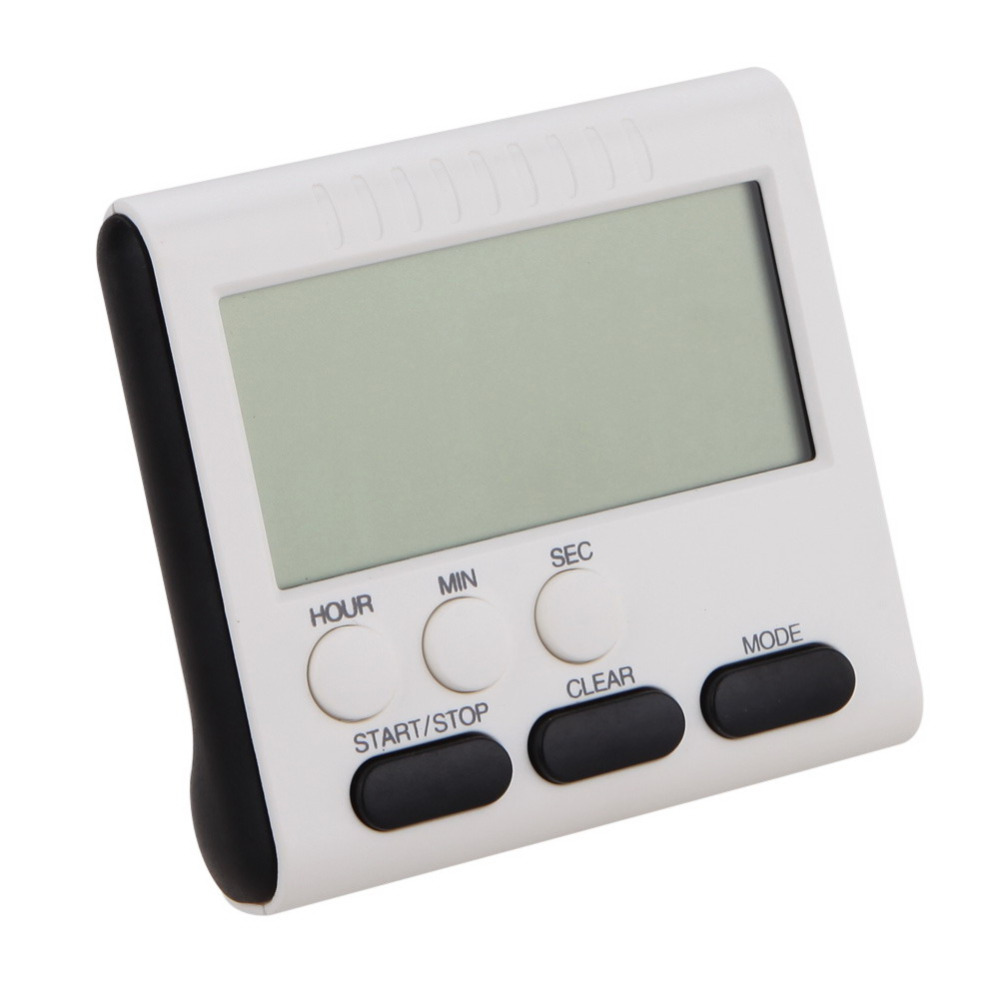 Magnetisk bred lcd digital køkkenur med stærk alarm digital påmindelse om tilberedningstid optælling af polstringsur i 24 timer