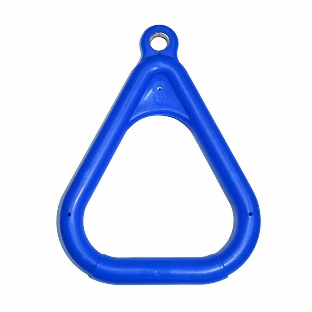 Houten trapeze schommel voor kinderen met plastic ringen voor binnen en buiten, voor kinderen en volwassenen.