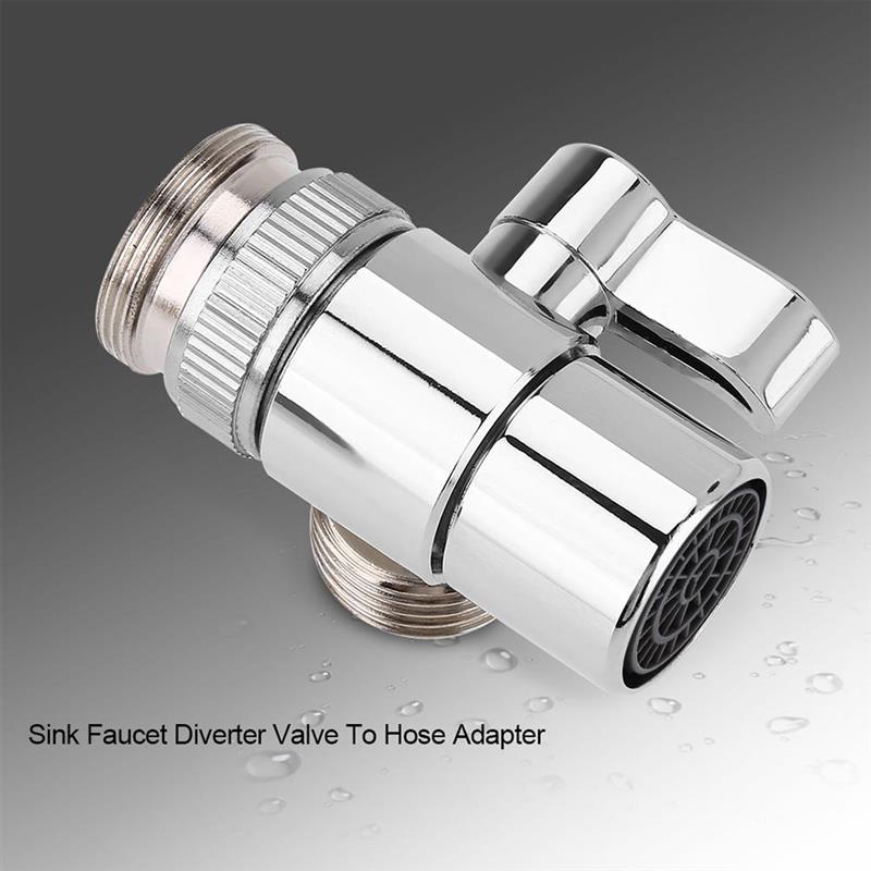 Faucet Diverter Brass Sink Faucet Splitter Shower Head Hose Adapter Valve Water Tap Connector Bathroom Kitchen Accessories