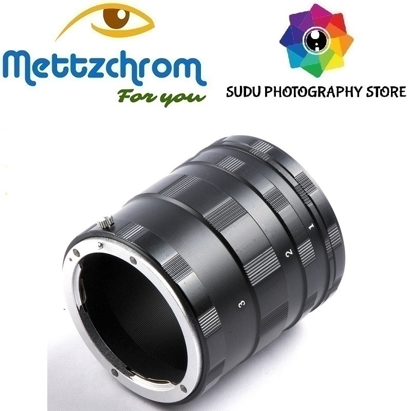 Mettzchrom Macro Extension Tube For Canon, Nikon, Pentax ,M43 , NEX Metal Tube