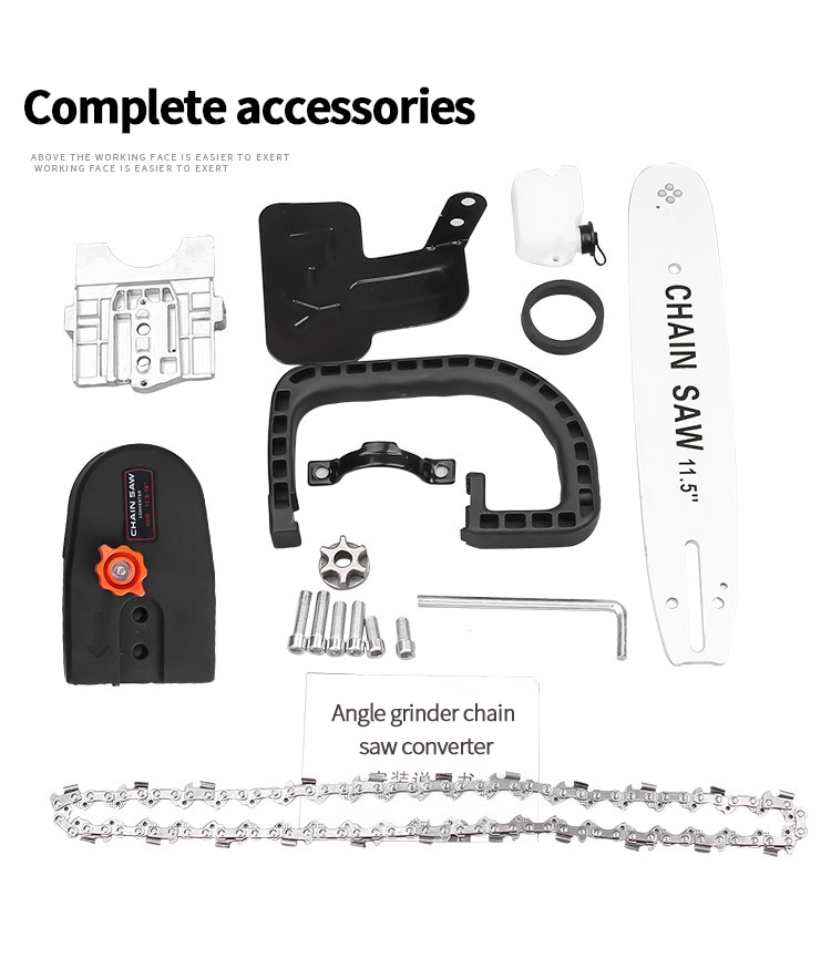 Support de tronçonneuse électrique réglable universel scie à chaîne partie meuleuse d'angle dans la scie à chaîne ensemble d'outils électriques pour le travail du bois