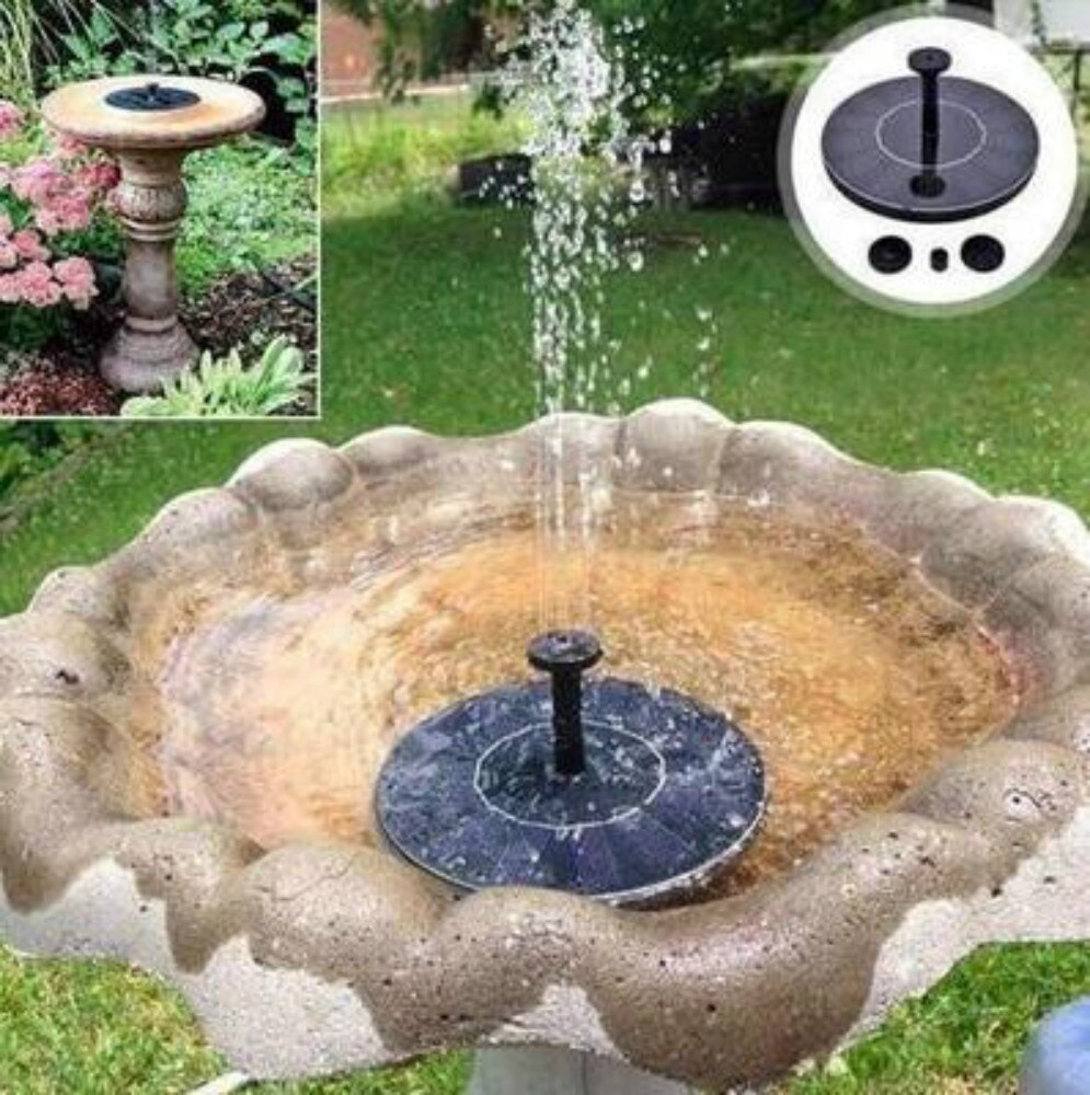 Led-zonne-energie waterfontein tuin zwembad vijver 30-45cm buiten zonnepaneel vogelbad drijvende waterfontein pomp tuindecoratie