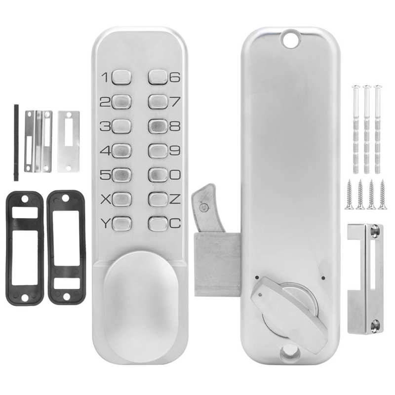 laptop safety laptop locks Mechanical Coded Lock Push Button Password Unlocking for Kitchen Balcony Sliding Door brand