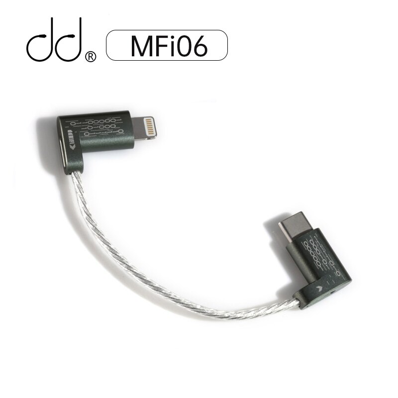 DD ddHiFi MFi06 Lightning to USB TypeC Data Cable to Connect iOS devices with USB-C Audio Devices