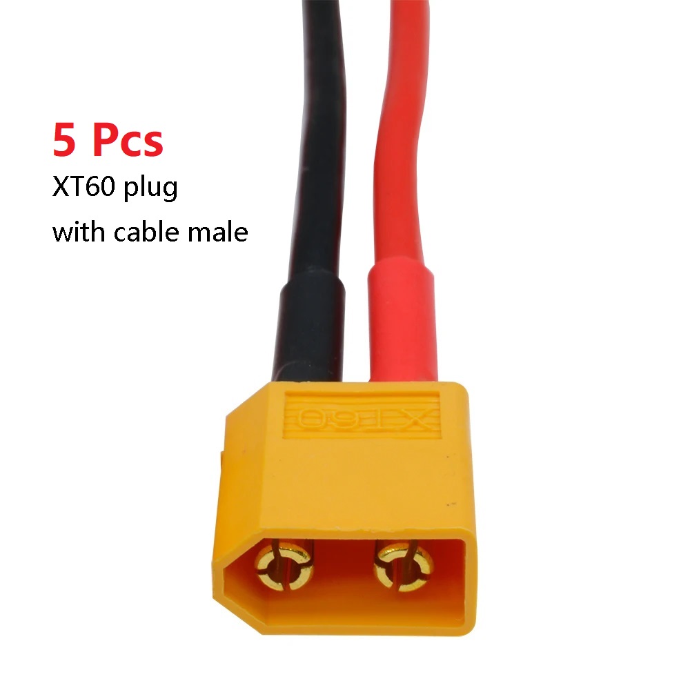 XT60 XT-60 Mannelijke Vrouwelijke Bullet Connectors Stekkers Met Silicon 14 AWG Draad Voor RC Lipo Batterij Quadcopter Multicopter: Ivoor