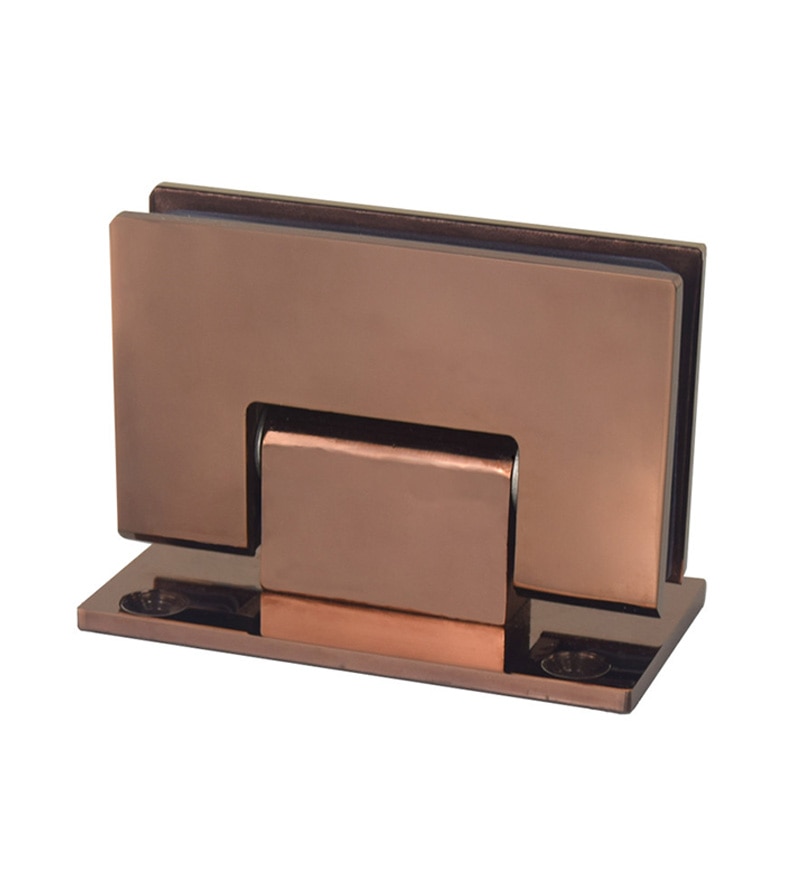 Rose Gold Edelstahl 304 Feste Schlecht Clip Dusche Zimmer Scharnier Rahmenlose Glas Tür hoch Und Unten Ordner Falten Seite