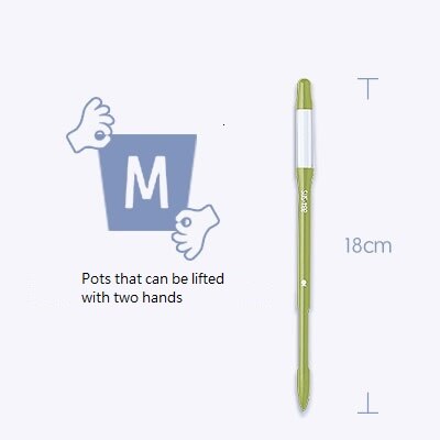 Sostee Aquameter, Sensor de humedad del suelo para plantas en macetas, comprobador de riego, sonda, (Blanco/verde, Grande/mediano/Pequeño, rellenable)