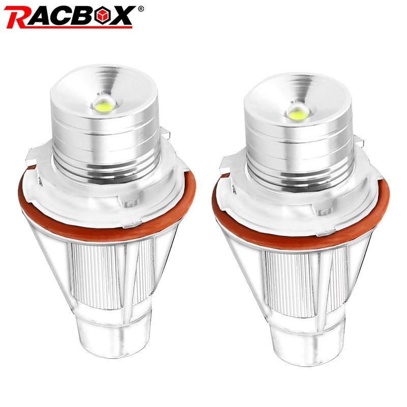 2 stücke Für BMW E39 525i 530i 540i E39 M5 E60 525i 525xi 530i 530xi 545i LED Angel Eyes licht scheinwerfer Lampe CANBUS 10W weiß shell