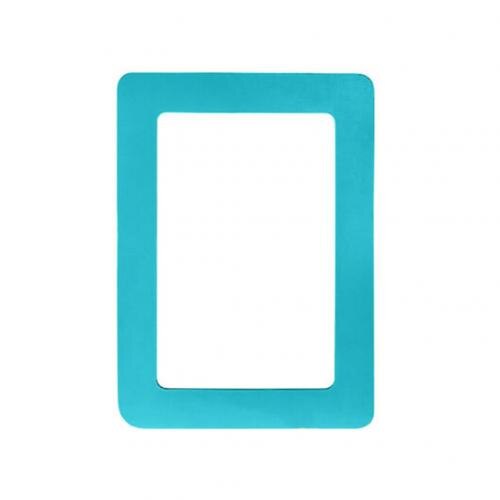 Mini cadre Photo magnétique Rectangle 5/6/7/8/10 pouces | Cadre Photo magnétique, cadre Photo magnétique, bricolage, réfrigérateur, décoration murale, Bar café maison, accessoires: Light Blue 7 Inch