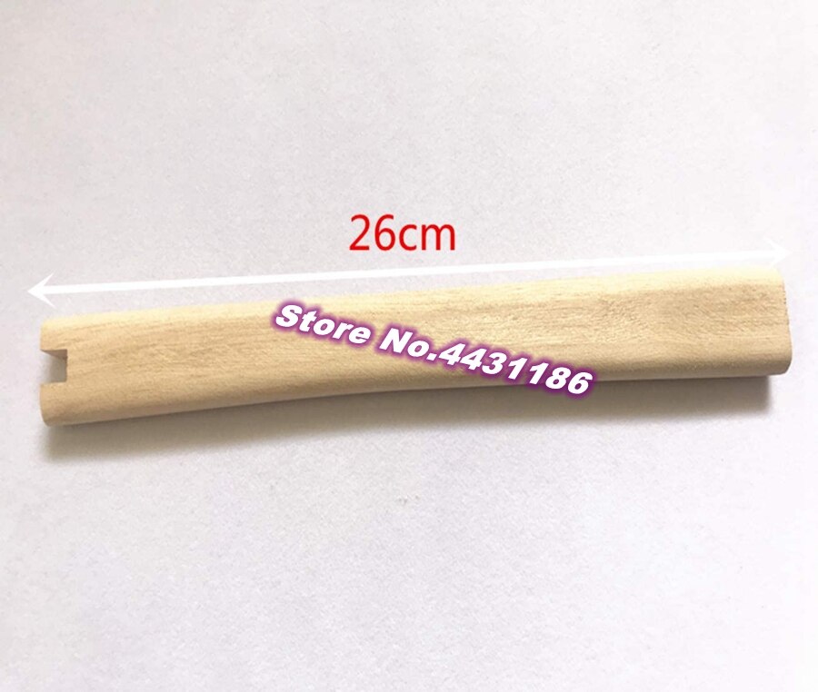Set Japanese Samurai Katana/Wakizashi/Tanto Sword Handle Tsuka Assemble Hard Wood Fittings: 26cm