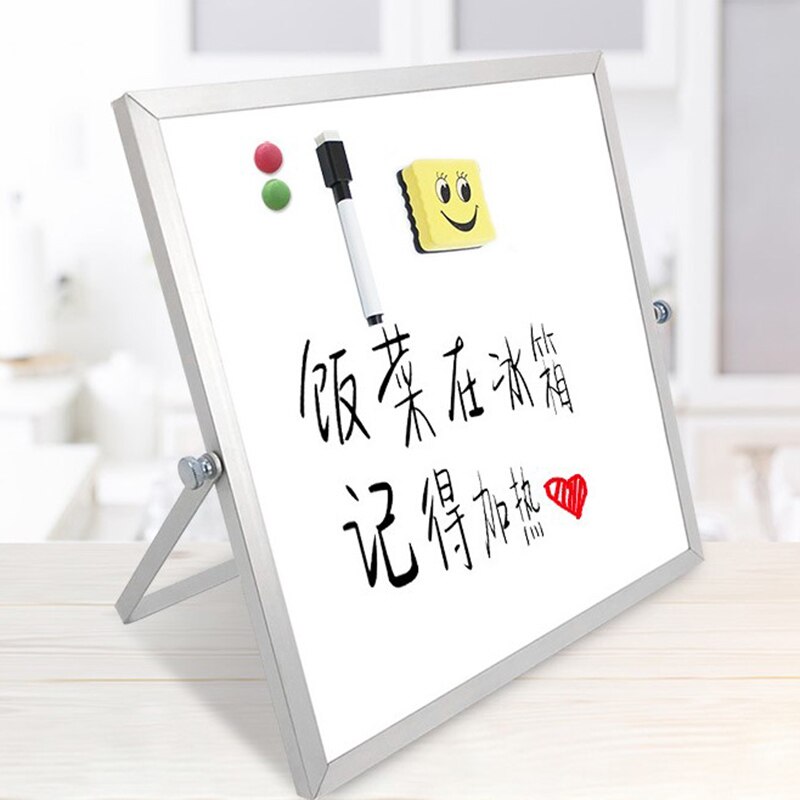 Marsrock Dry Erase White Board met standaard, dubbelzijdig