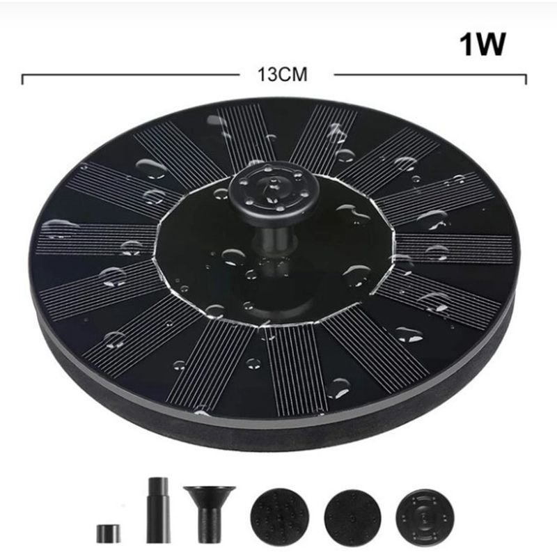 Zonne-energie Fontein Outdoor Pomp Vogel Bad Vijver Waterval Tuin Decoratie Zwembad Fontein Met Drijvende Vogelbad