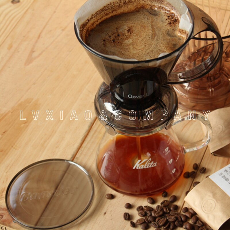 Gotero de inmersión para café de 2-4/4-7 tazas, gotero inteligente reutilizable para viajes o uso doméstico/perfecto para verter sobre café