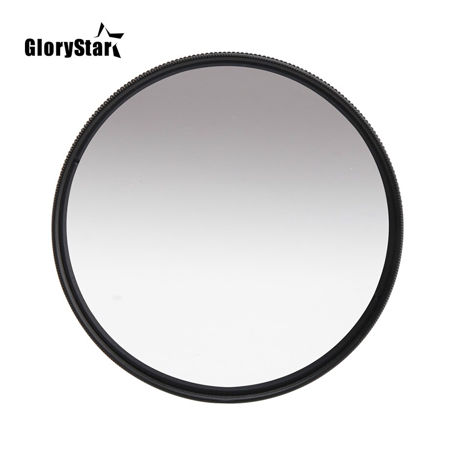 Cercle gradué dégradé progressif gris gris couleur lentille filtre 30 37 40.5 43mm 46mm 49mm 52mm 55mm 58mm 62mm 67mm 72mm 77mm 82 mm