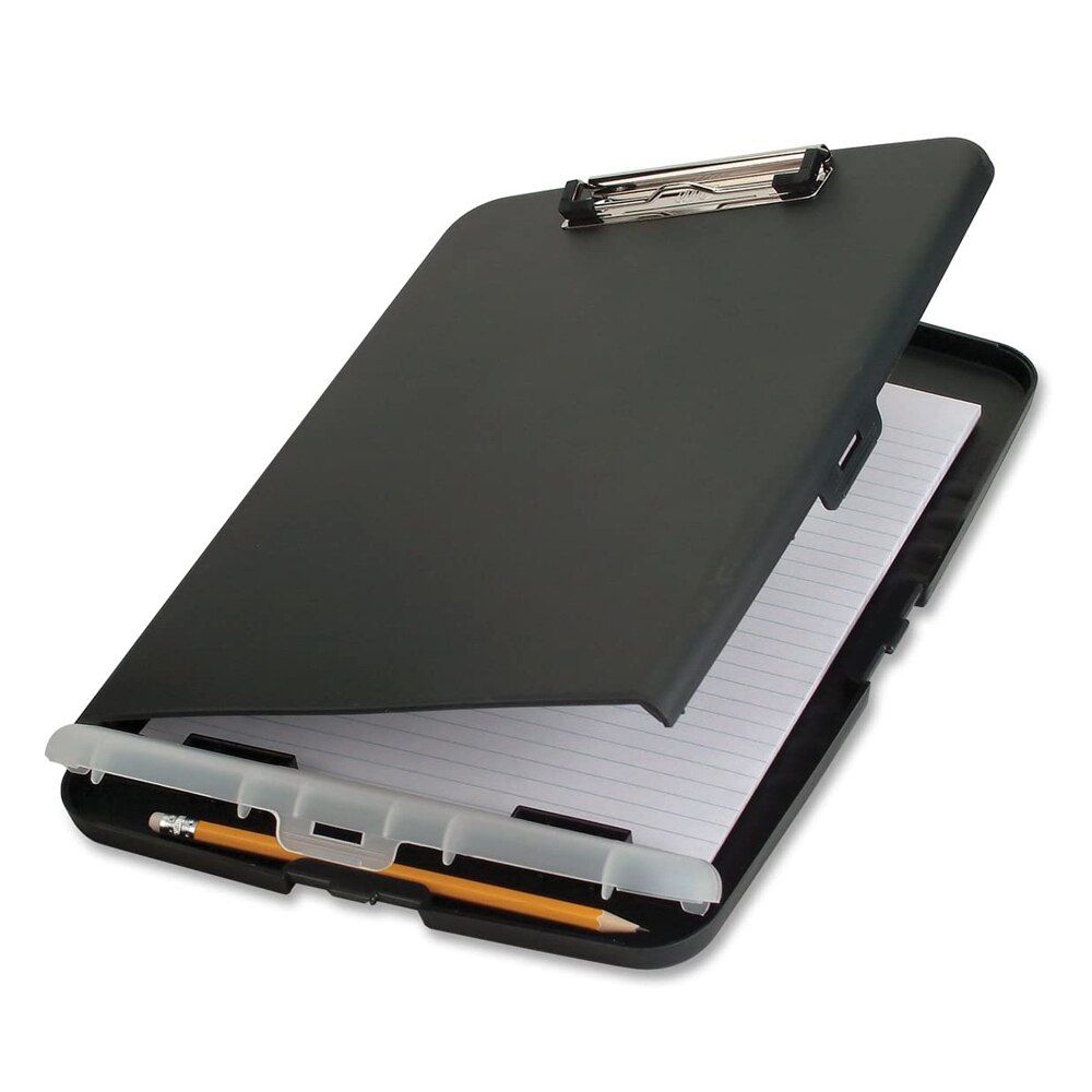 1Pcs Clipboard Storage Box Outdoor Waterproof Paper Storage Classic Multifunctional Plastic Clipboard Box Case Pen Holder