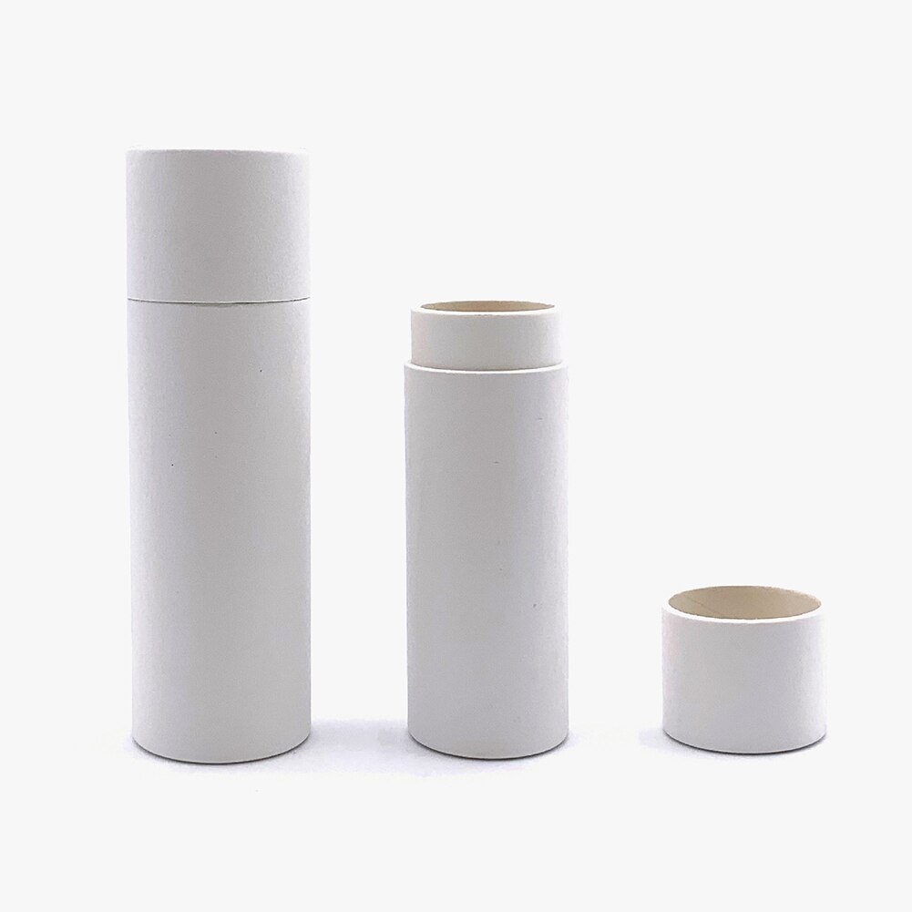 50 Stuks Lege Papier Shell Lipstick Buizen Met Cap Lippenbalsem Chapstick Houder Diy Makeup Tools Hervulbare Container