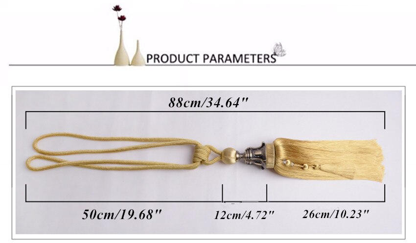 Europa 2 stuks gordijn kwasten franje borstel banden strikken hangende bindtouwen riem gesp haak houder gordijn accessoires strik