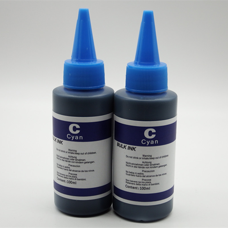 Refillable Dye Refill Ink Kit Kits For HP670 950 9 For Deskjetjet 3525 4615 4625 5525 6525 Inkjet Printer: 2C