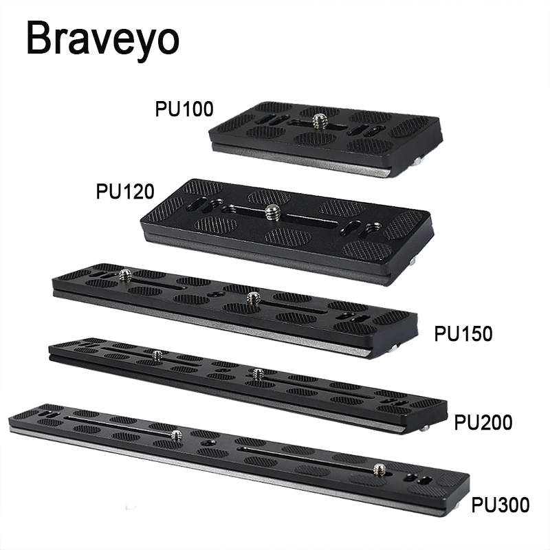 Dslr Camera Statief Lange Plaat Quick Release Plate100 120 150 200 300Mm Camera Mount Plaat Voor Dslr Camera Arca zwitserse Bal Hoofd