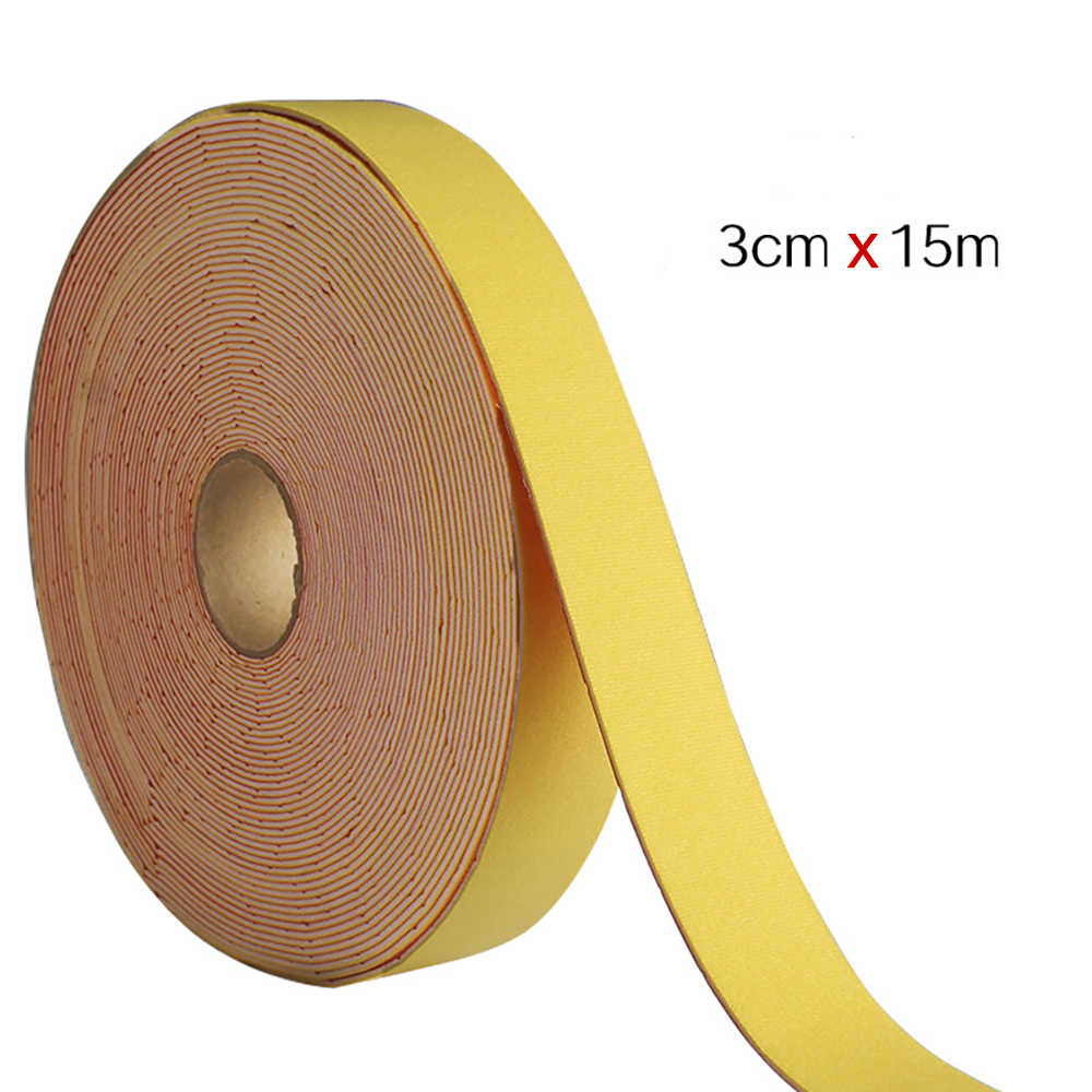 Tofar 15m 3 Schichten Stoff Filz Stoff kante für Fenster tönung Rakel Vinyl Auto verpackung kein Kratzer selbst klebendes Schutz puffer band: Brown