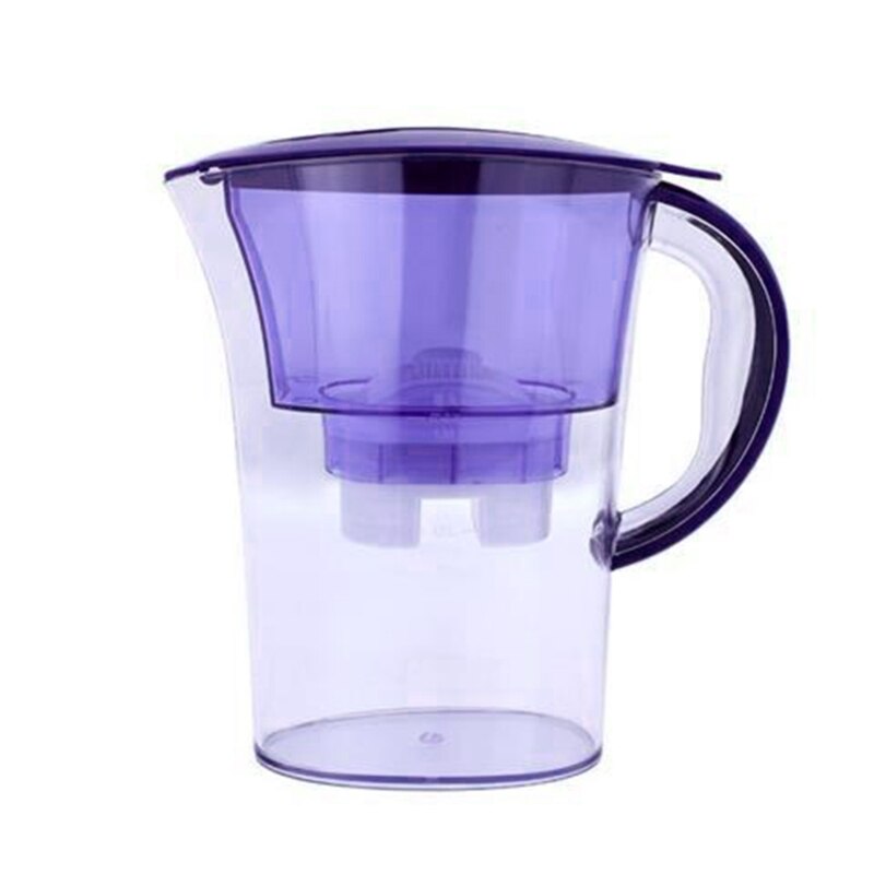 Filtro de agua para hogar, jarra de carbón activado, purificador doméstico, máquina de bebidas saludables: purple