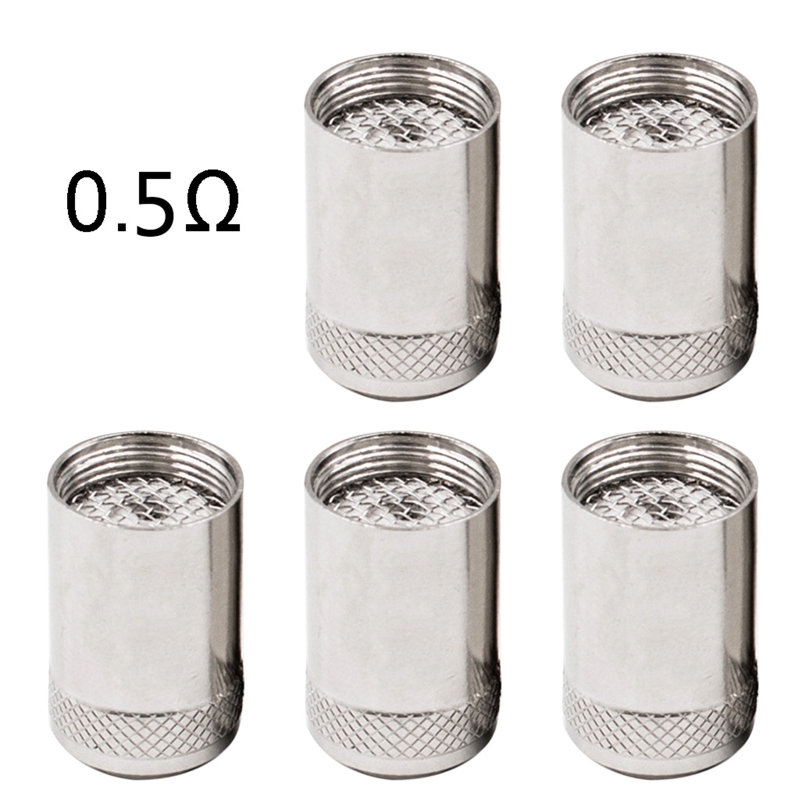 Têtes de bobine de remplacement KX4A, 5 pièces/ensemble, pour CUBIS / eGO AIO BF SS316 0.5/0.6 Ohm