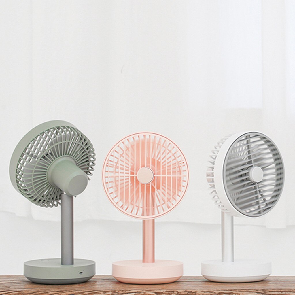 Protable Colorful Smart Home Portable Multi-function Mini Desktop Fan USB Mini Electric Fan Table Fan 4-Speed Wind Adjustable