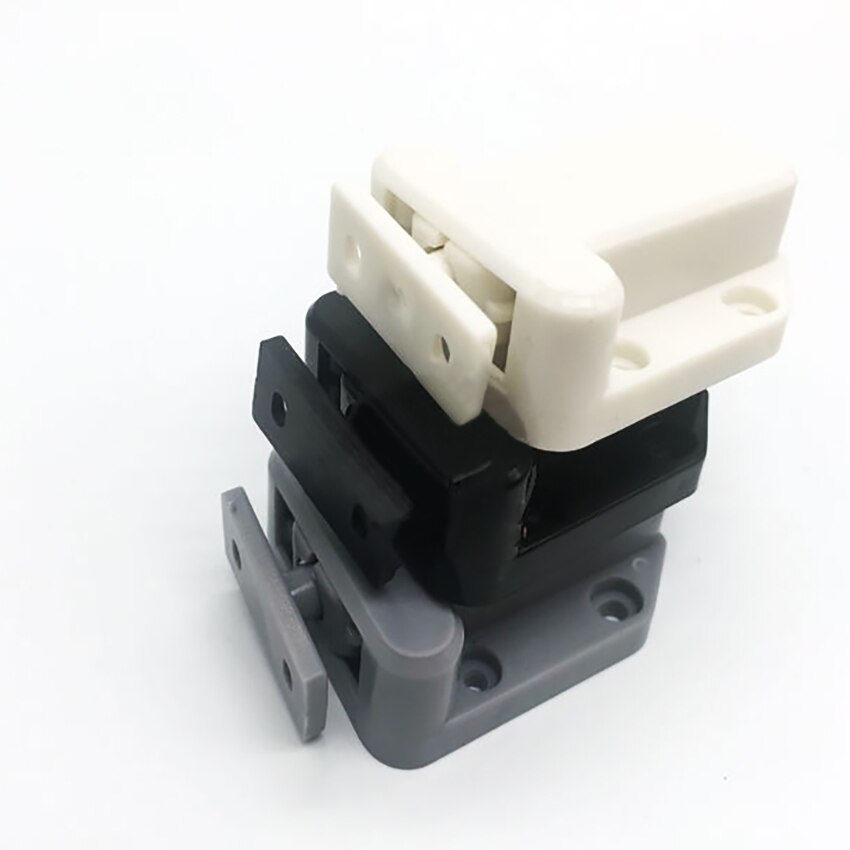 Rebound self-locking Door Catch Door Drawer Cabinet Catch Push To Open Device for Furniture Cabinet Cupboard with Screws